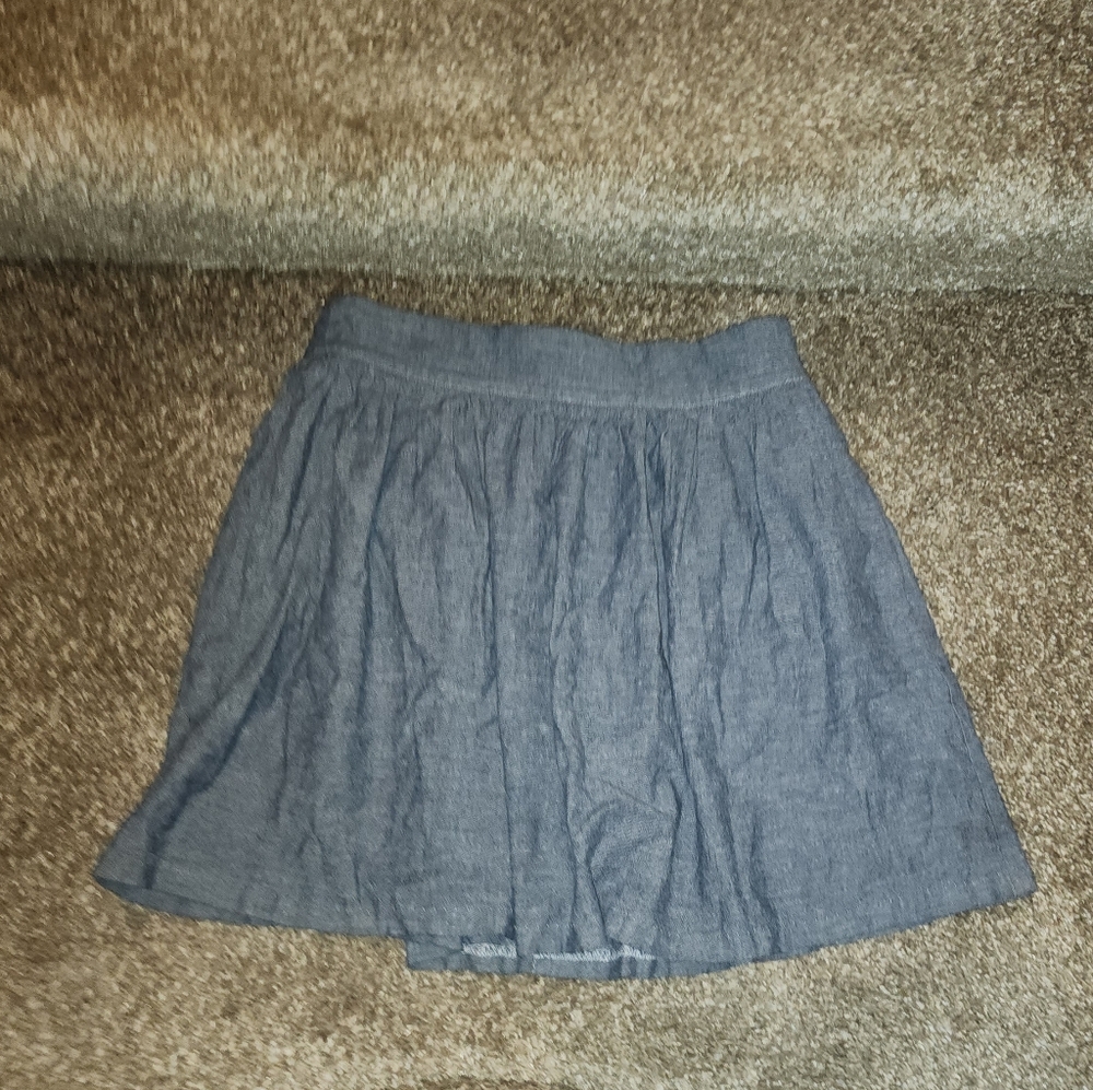 Necessary Objects Denim Blue Color Women's Mini  Skirt S
